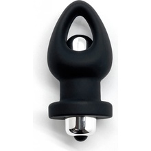 Woomy Orny Vibrating Silicone Plug Black