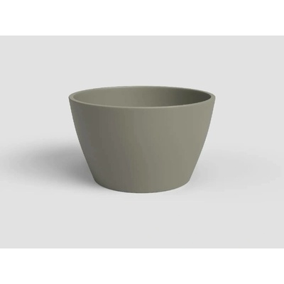 Artevasi Květináč NÚBIA 28cm keramika šedá TAUPE