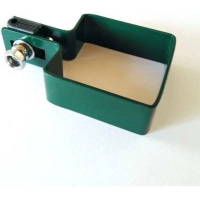 Objímka pro 3D panel light, koncová, zelená poplastovaná