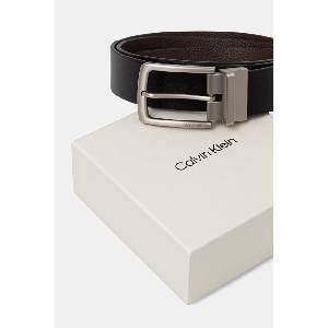 Calvin Klein двустранен колан мъжки от кожа (LV04D7097G)