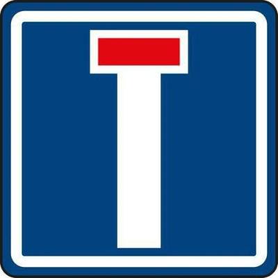 Dopravní značka Slepá pozemní komunikace (IP10a)