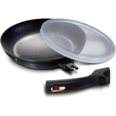 Pánev s odnímatelnou rukojetí + víko 24 cm Black Rose Collection