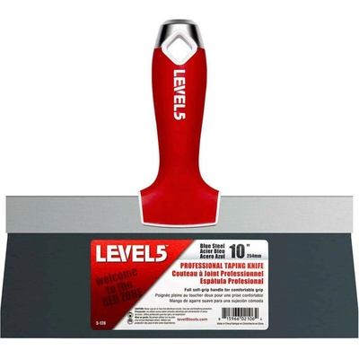 LEVEL5 Špachtle 10" z modré oceli s Soft-Grip rukojetí