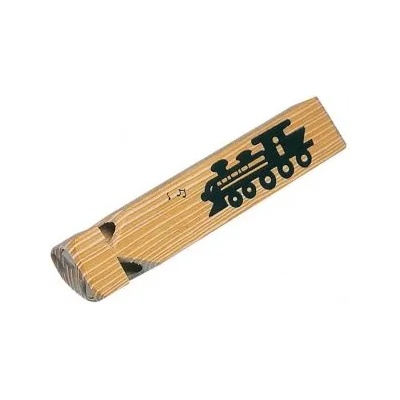 Goki - Дървена свирка с 3 различни звука на влак (UC007)