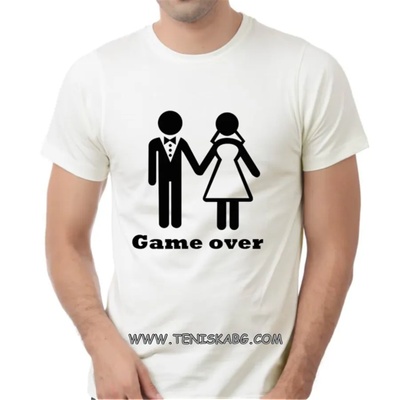 Fruit of the Loom Тениска със щампа - Game over