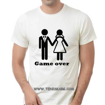 Image 1 of Fruit of the Loom Тениска със щампа - Game over