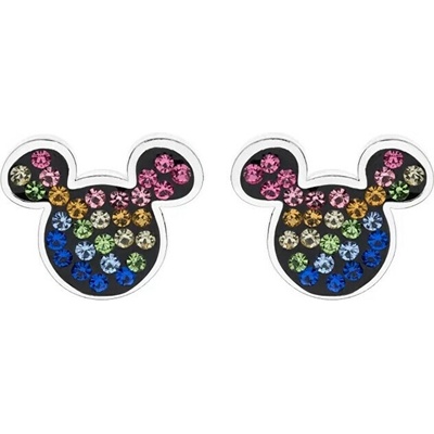Disney strieborné náušnice kôstky Mickey Mouse E902878RRML-B