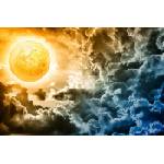 DIMEX ART Флизелинов фототапет мистично пълнолуние 375 x 250 см
