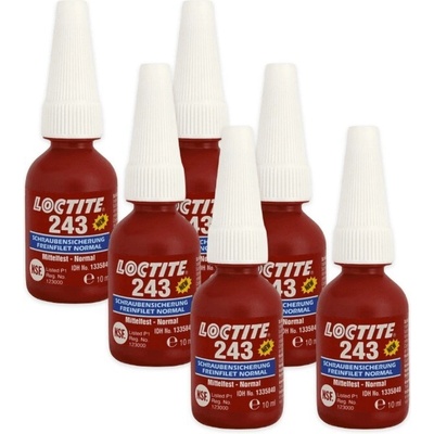 Loctite 243 strednepevnostné 10 ml 6 ks