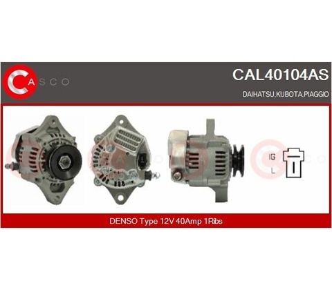 generátor CASCO CAL40104AS