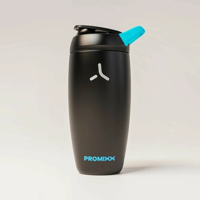 PROMiXX PURSUIT Insulated Performance Shaker 550 ml – nerezový termo šejkr Objem: 550 ml, Barva: Stealth Black & Cyan
