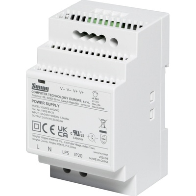 YSDS-60-24 Napájecí zdroj na DIN lištu 24 V / 2.5 A (Napájecí zdroj na DIN lištu 24 V / 2.5 A)