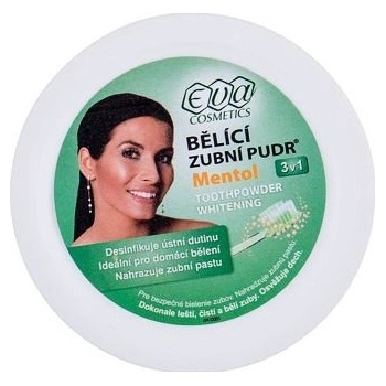 Eva Cosmetics Whitening Toothpowder Mentol 3in1 bielenie zubov 30 g