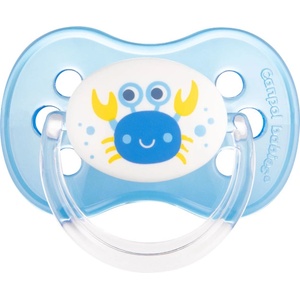 Canpol babies Силиконова залъгалка Canpol Babies - Nature, 0-6 m, Синя (22/410_blu)