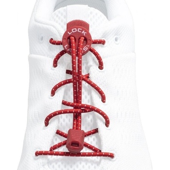 LOCK LACES Шнурове за обувки, червени (LL5005_1)