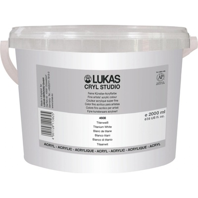 LUKAS Cryl Studio АКРИЛНА боя Titanium White 2 L 1 бр (746089902)