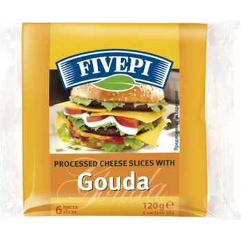 Топено сирене Гауда Fivepi слайс 120гр