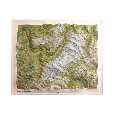 Massif Mont-Blanc Relief