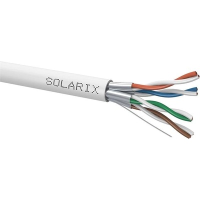 Solarix SXKD-6A-STP-LSOH-1m STP, Cat6A, drát, LSOH (SXKD-6A-STP-LSOH), metráž, 1m