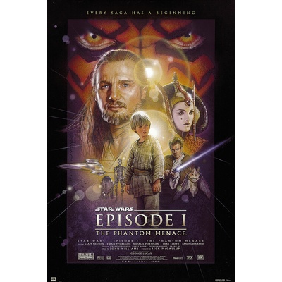 Plakát, Obraz - Star Wars: Epizoda I - Skrytá hrozba, 61 × 91.5 cm