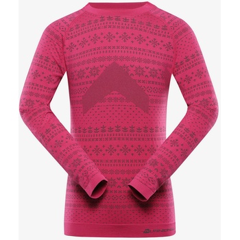 Alpine Pro Тъмнорозова функционална тениска за момичета ALPINE PRO Amboso ALPINE PRO | Rozov | Момичешки | 140/146