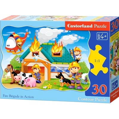 Castorland Hasiči v akci 30 dílků