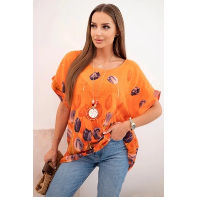Kesi dámska blúzka ART10739 ružová svetlo