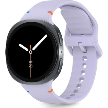 Tech-Protect Силиконова каишка за Samsung Galaxy Watch 8 / Classic (40 / 44 / 46 mm) от Tech-Protect Silicone - Elegant Purple (5906302331123)