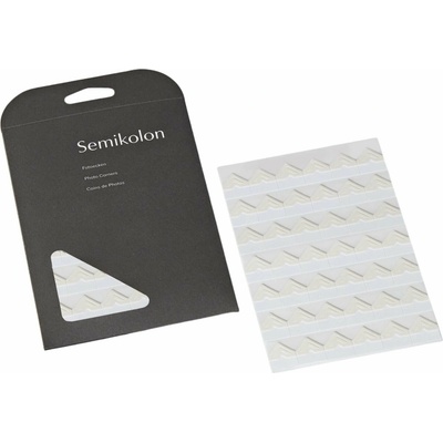 Semikolon 353599 Samolepicí rohy na fotky krémové