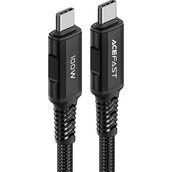 Acefast C4-03 USB-C na USB-C, 100 W, 2m, černý