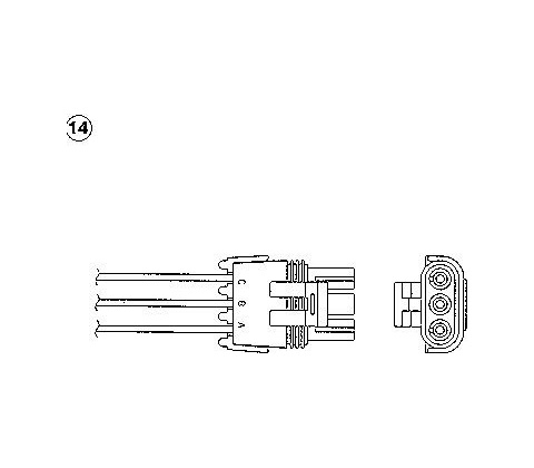Lambda sonda NGK OZA721-EE38