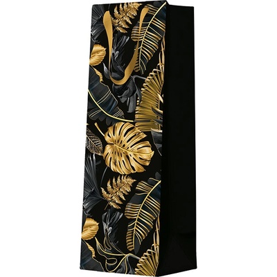 Paw Dárková taška na láhev - Premium GOLD LEAVES