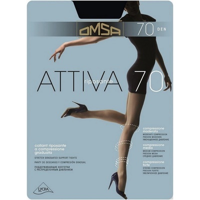 Omsa Attiva 70 DEN černá