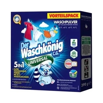 Waschkönig prášok na pranie Universal 390 g 6 PD