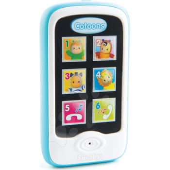 Smoby Cotoons Smartphone 12 cm Modrá