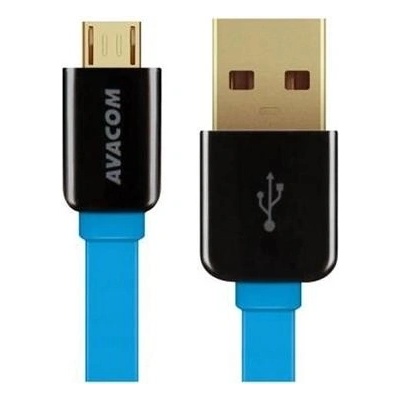 Avacom DCUS-MIC-40B USB - Micro USB, 40cm, modrý