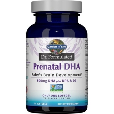 Garden of Life Prenatal DHA (омега за бременни), 30 капсули
