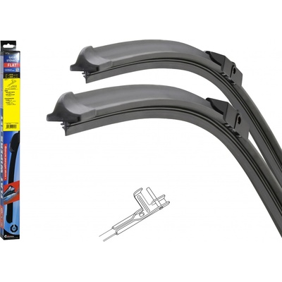 Compass Flat Set PIN 610+450 mm 10516