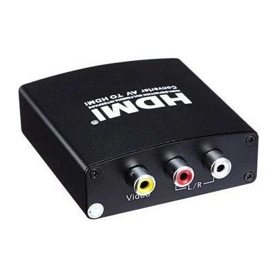 PremiumCord převodník AV kompozitního signálu a stereo zvuku na HDMI 1080P - khcon-47 khcon-47