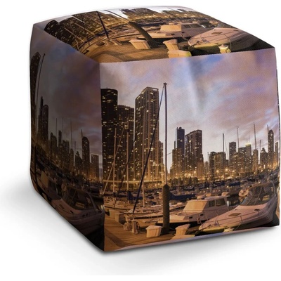 Sablio Taburet Cube Městský přístav: 40x40x40 cm