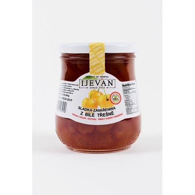 Ijevan sladká Zavařenina z bílé třešně 600 g
