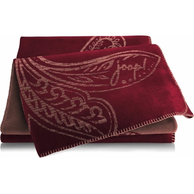 Biederlack Deka Joop Paisley Červená 150x200