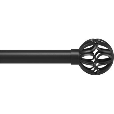 Umbra hk ltd (Канада) Телескопичен корниз за пердета и завеси umbra aria pin-point в цвят черен мат - размер 107-305 см (umbra 1024218-038)