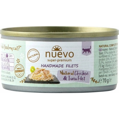 NUEVO CAT Handmade Pure tuňák v želé 70 g