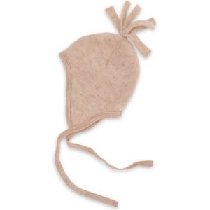 Engel Зимна шапка (beanie) Engel Baby Hat, Wool Fleece Beanie - Sand Melange - размер 74/80 (EU) (204-4079-1411)