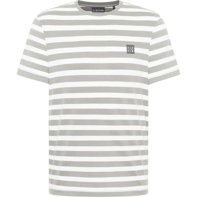ELBSAND Мъжка тениска ELBSAND Noe T-shirt - Stone / Bright White - размер M (216-8525-0212)