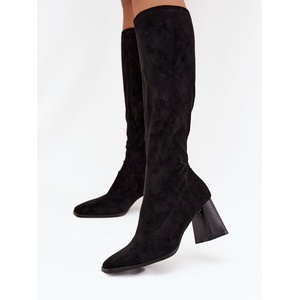 Step in style Дамски ботуши с ток модел 219590 Step in style