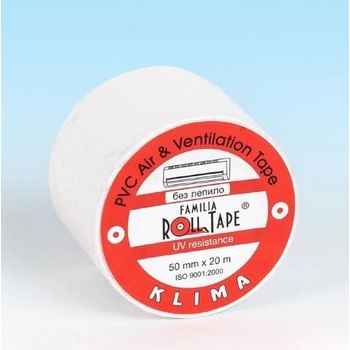 ROLL TAPE ЛЕНТА Roll Tape МОНТАЖНА ЗА КЛИМАТИЦИ БЕЗ ЛЕПИЛО 50мм х20м БЯЛА (050202)