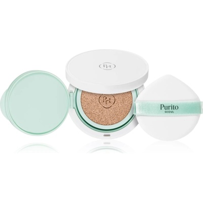 PURITO Wonder Releaf Centella BB Cushion компактен ВВ крем SPF 30 цвят 13 Neutral Ivory 15 гр
