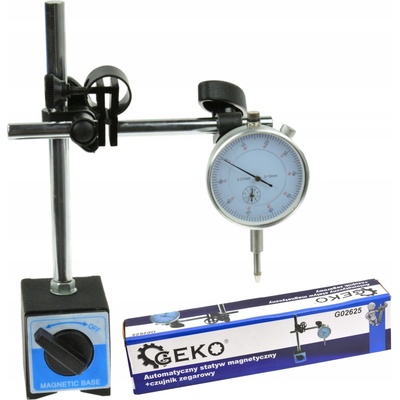 Automatický magnetický stativ + úchylkoměr GEKO
